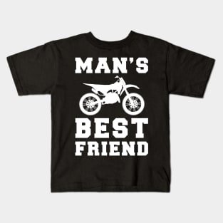 dirtbike Man's best friend tee tshirt Kids T-Shirt